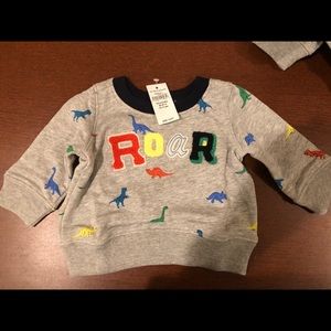 Gap Dino sweatshirt 3-6m